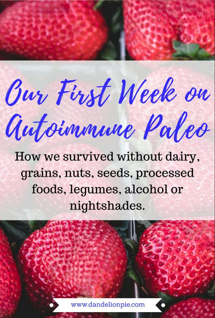 Our First Week on Autoimmune Paleo Diet (and how we survived!) #aip #autoimmune #paleo #eczema #diet #health