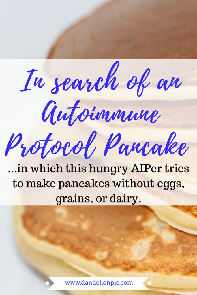 In Search of an Autoimmune Protocol Pancake #aip #paleo #autoimmune #protocol #autoimmuneprotocol