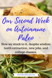 We almost gave up! Here's how we stuck to this strict diet this week (without going crazy!!) Autoimmune Paleo: Week 2 #aiprecipe #aip #autoimmune #paleo #autoimmuneprotocol
