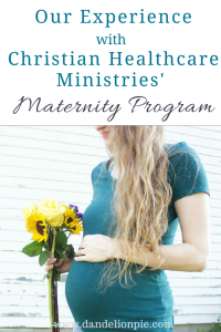 Our Experience using Christian Healthcare Ministries' Maternity Program